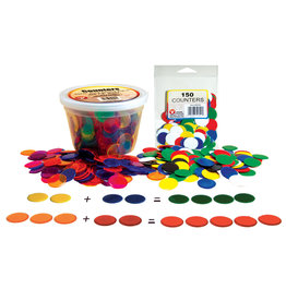 COLORED DISCS: TRANSLUCENT COUNTERS -  400 PACK