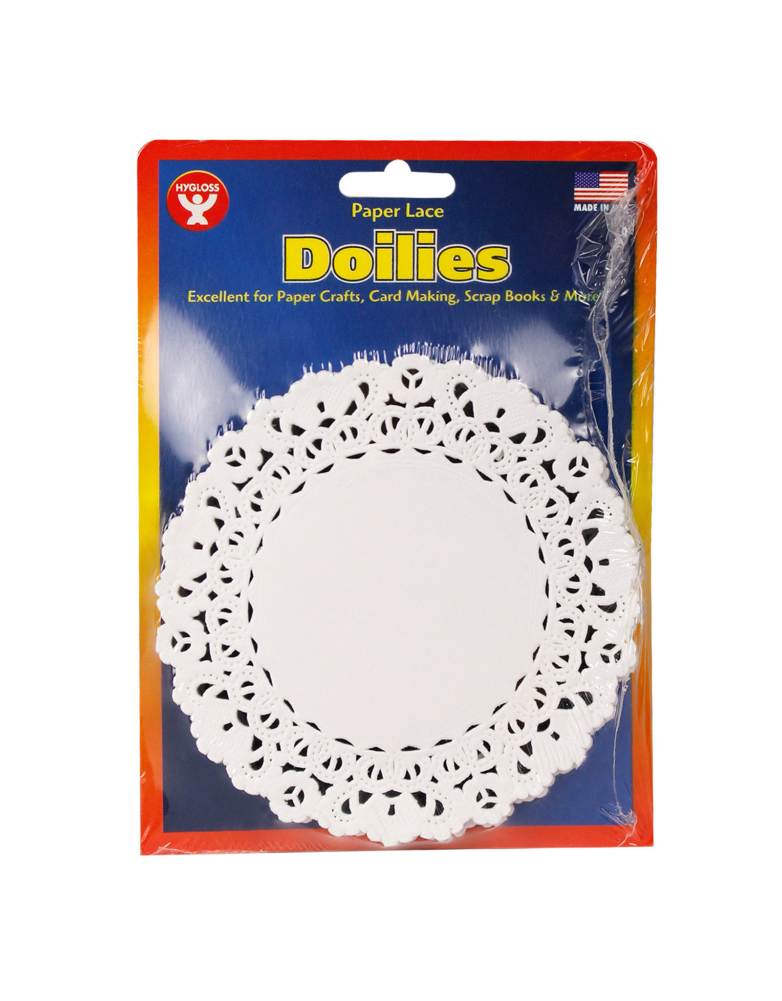 DOILIES -  Round Paper Lace 100pcs  -  4"  White