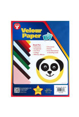 HYGLOSS VELOUR PAPER - 8.5x11 - BLUE 10 PACK