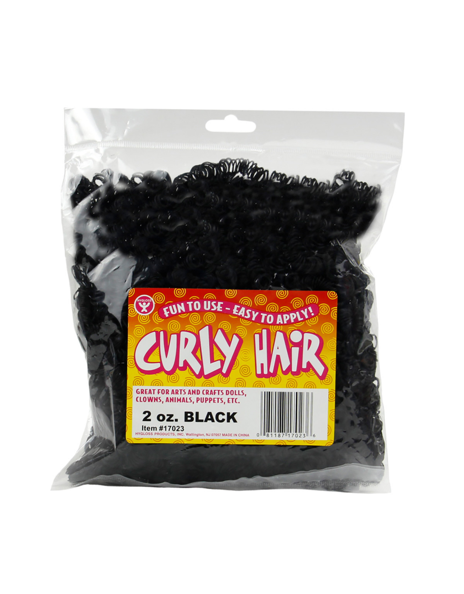 CURLY HAIR - BLACK - 2OZ