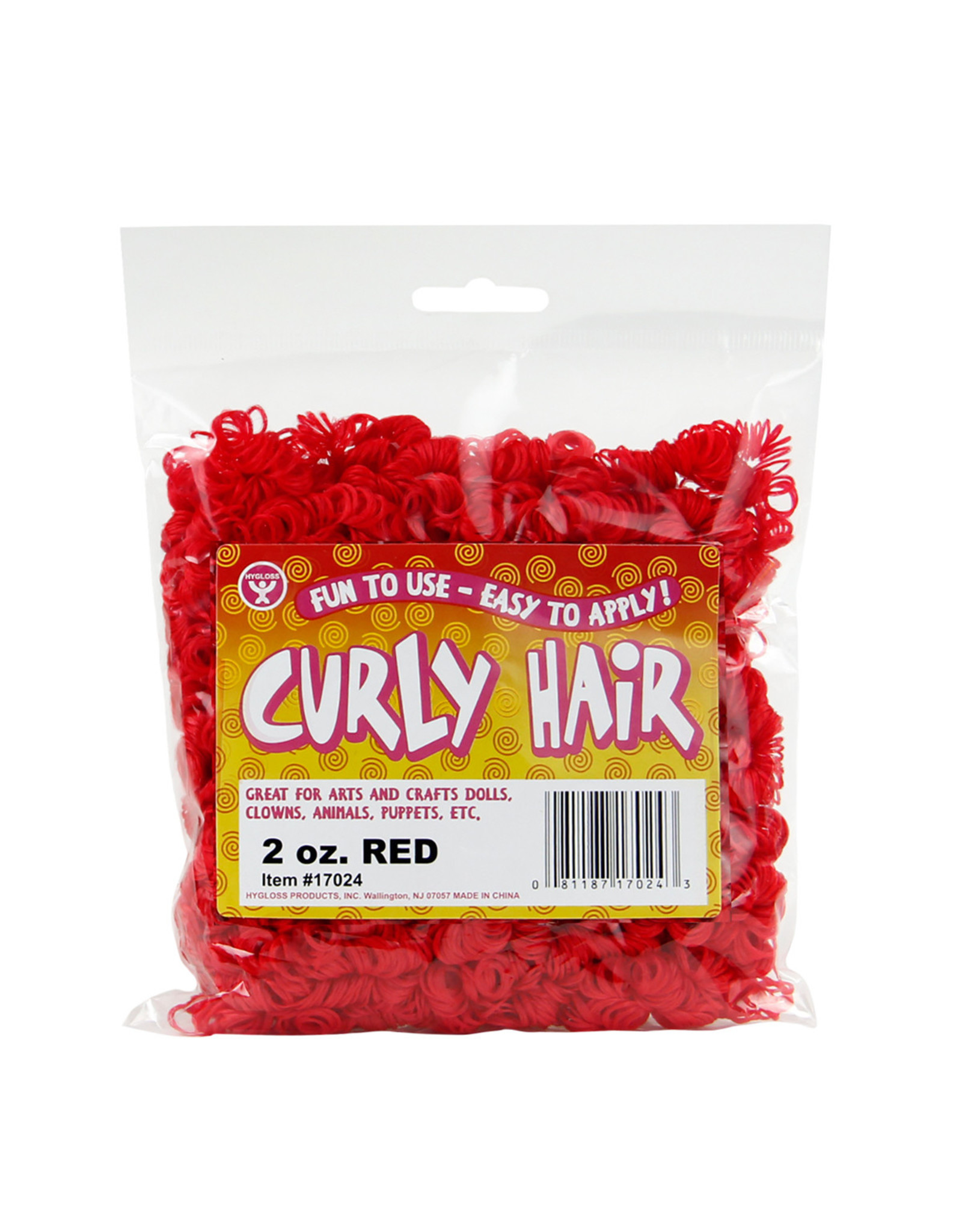 CURLY HAIR - RED - 2OZ