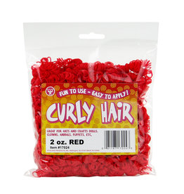 CURLY HAIR - RED - 2OZ