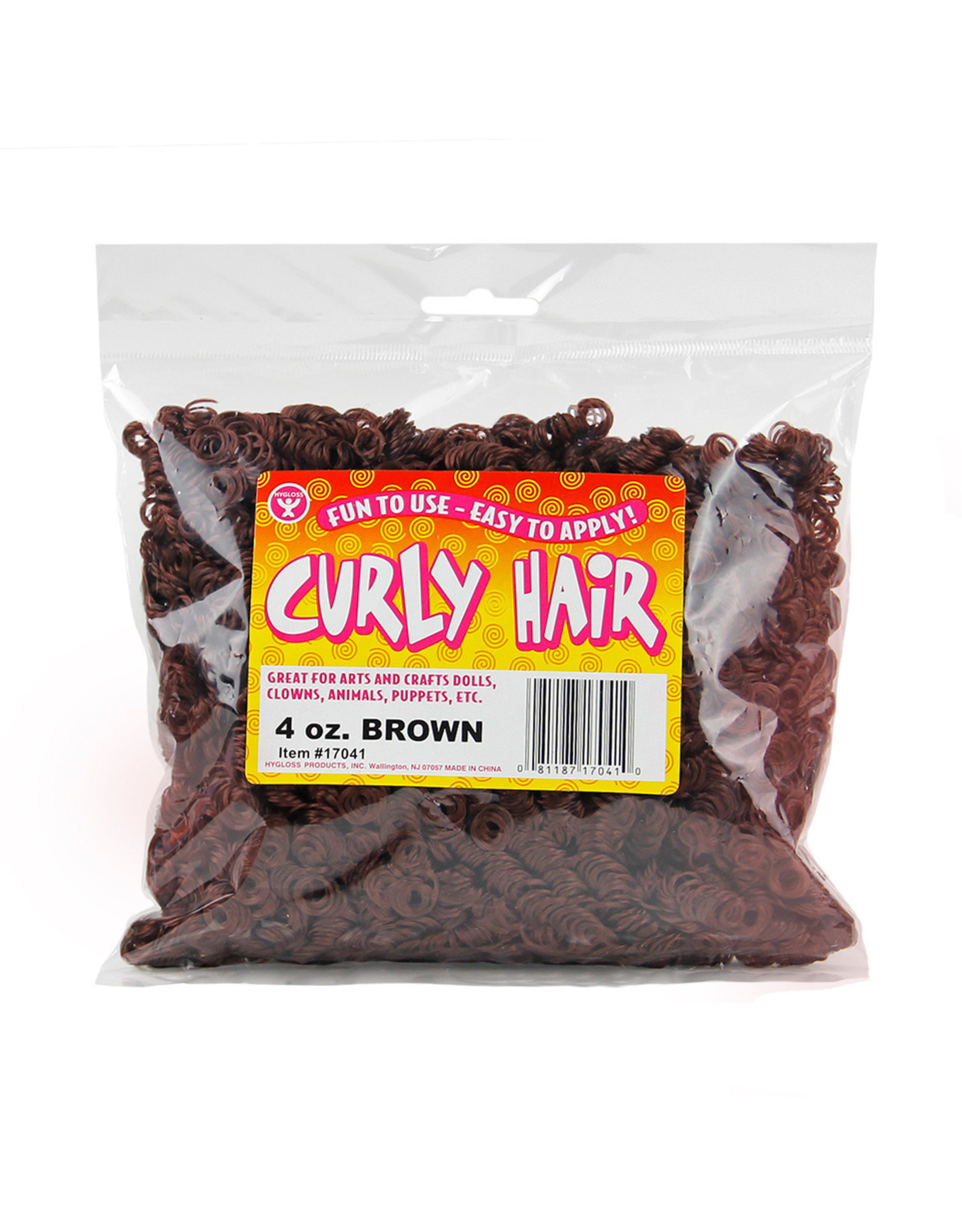 CURLY HAIR - BROWN - 4OZ