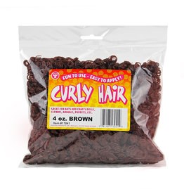 CURLY HAIR - BROWN - 4OZ