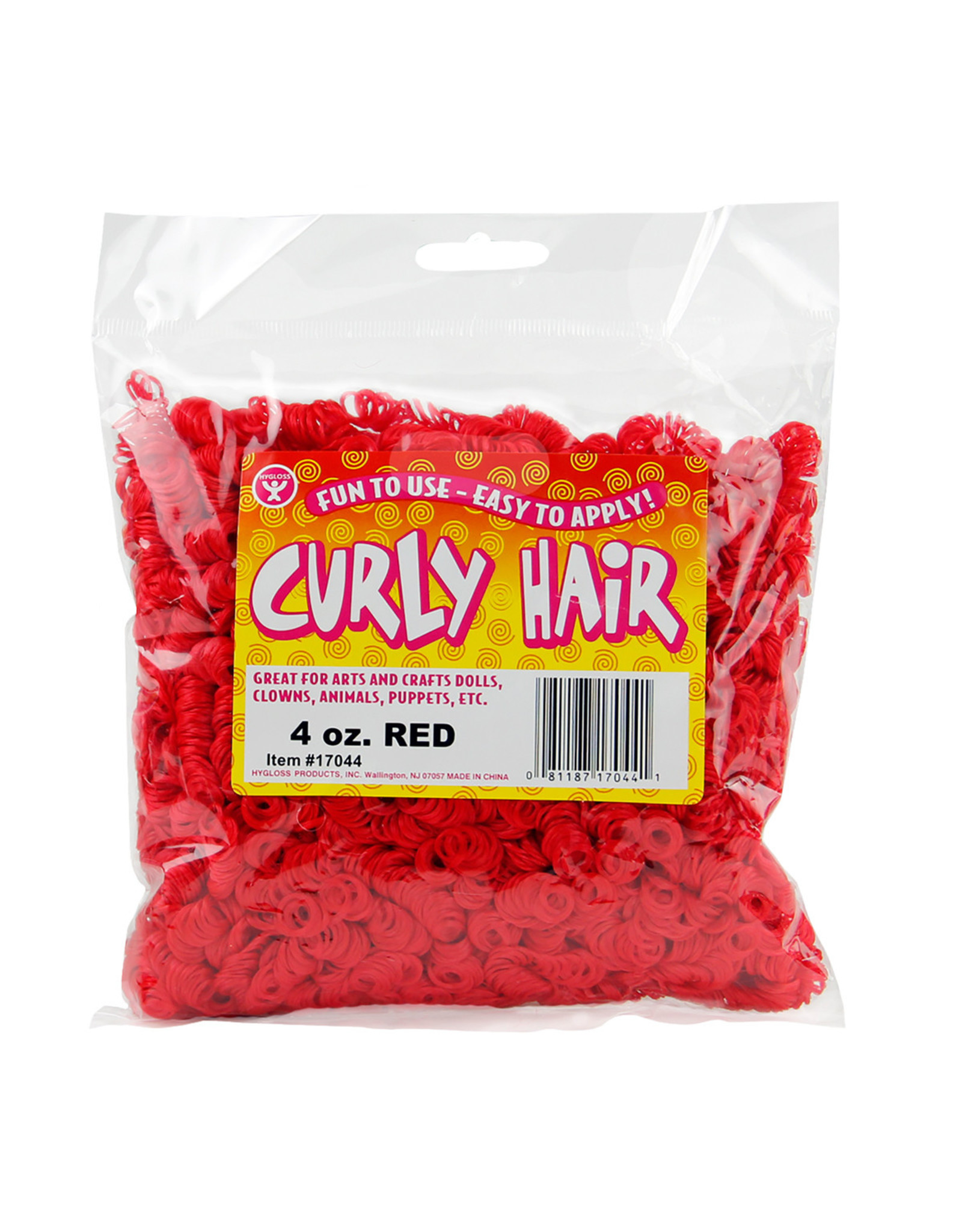 CURLY HAIR - RED - 4OZ