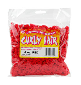 CURLY HAIR - RED - 4OZ