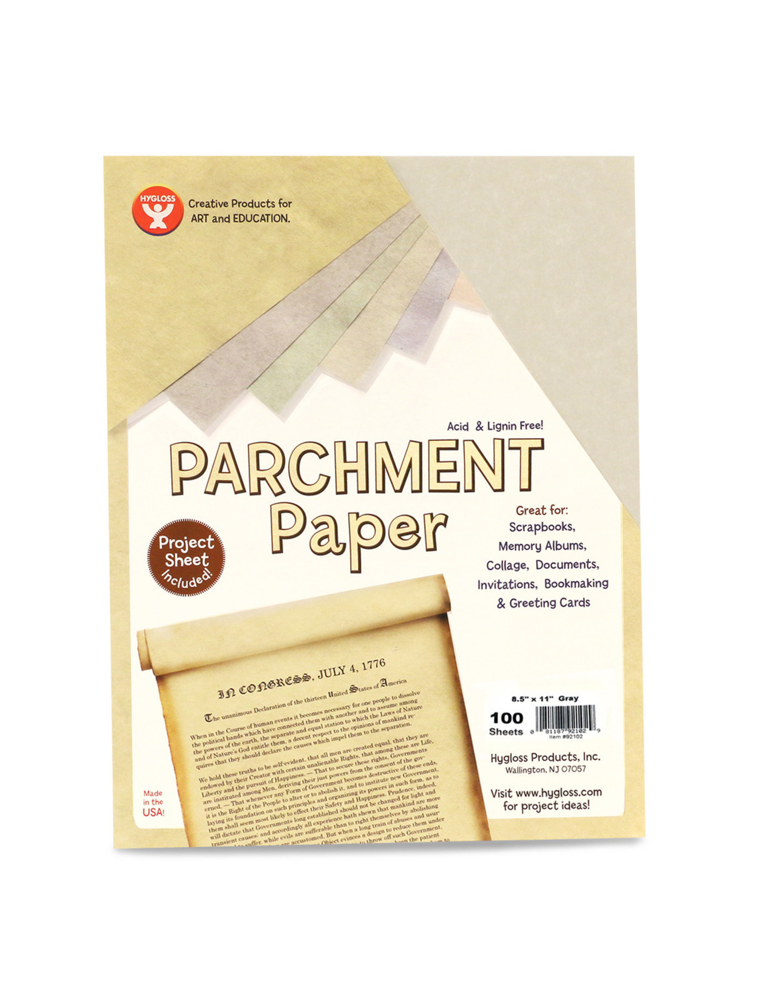 PARCHMENT PAPER - GRAY 30 SHEETS