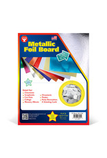 METALLIC FOIL BOARD 8½x11, SILVER 1pc