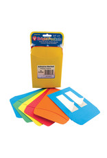 LIBRARY POCKETS: BRIGHT POCKETS 3.5"X5" - 30 PACK