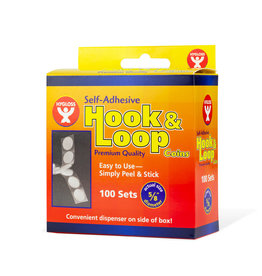 VELCRO COINS HOOK & LOOP  100 SETS