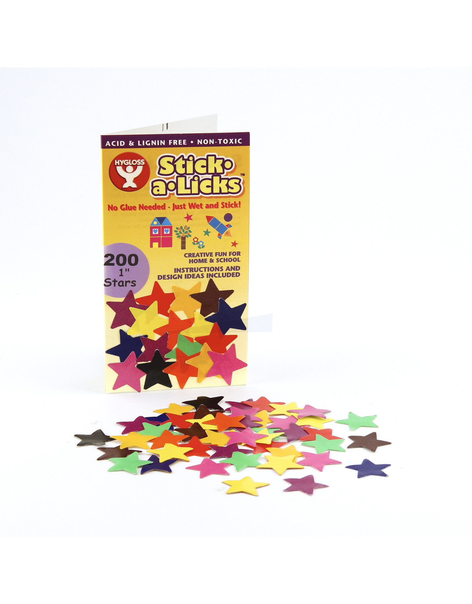 STICK-A-LICKS - STARS 1" 200 PACK