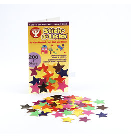 STICK-A-LICKS - STARS 1" 200 PACK