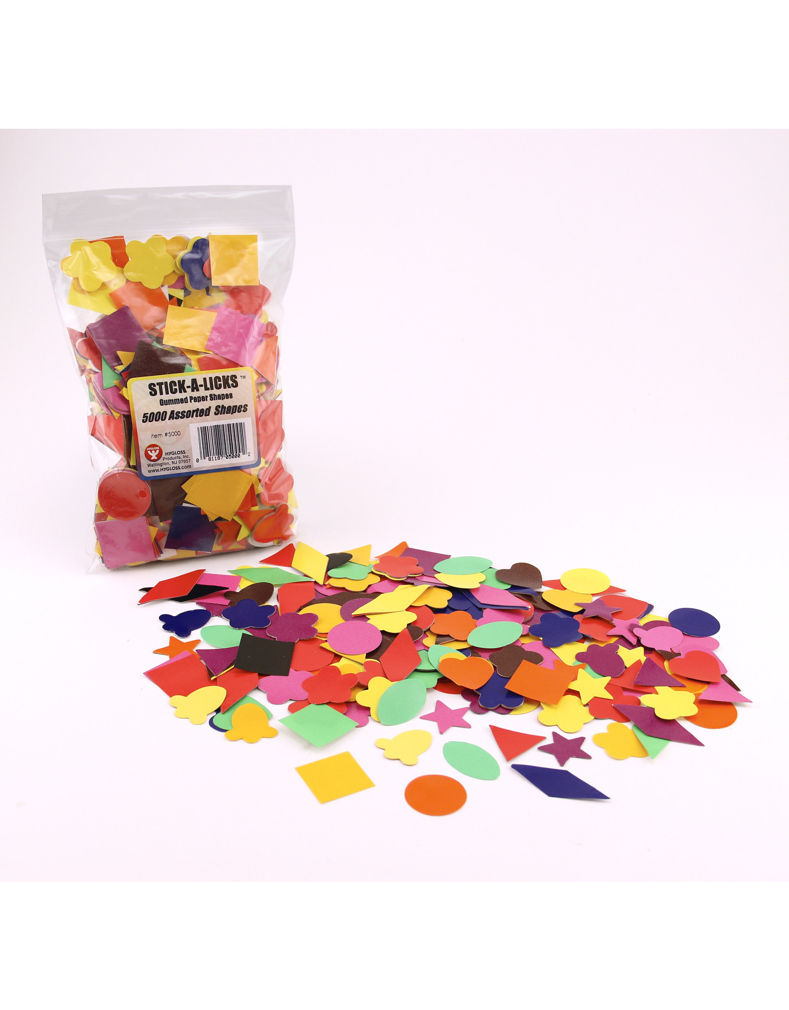 STICK-A-LICKS - ASSORTED SHAPES 5000 PACK