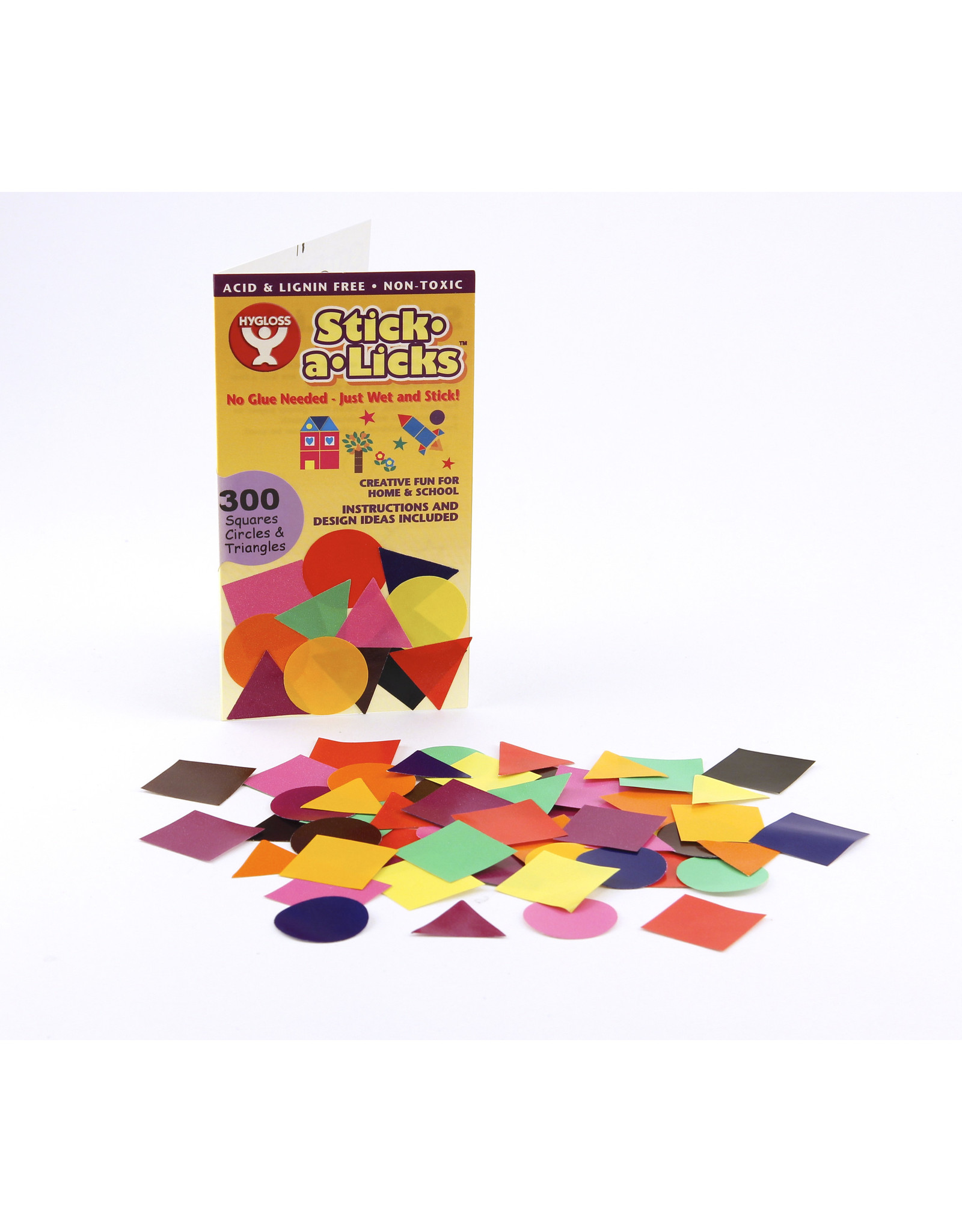 STICK-A-LICKS - ASSORTED SHAPES 300 PACK
