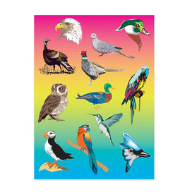 STICKER FORMS - BIRDS  25sheets