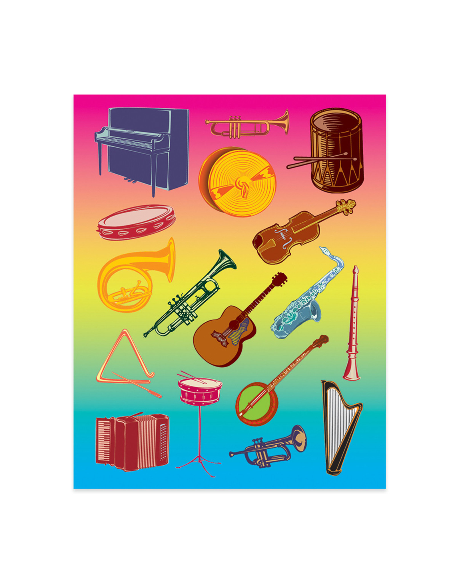 STICKER FORMS - MUSICAL INSTRUMENT