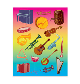 STICKER FORMS - MUSICAL INSTRUMENT