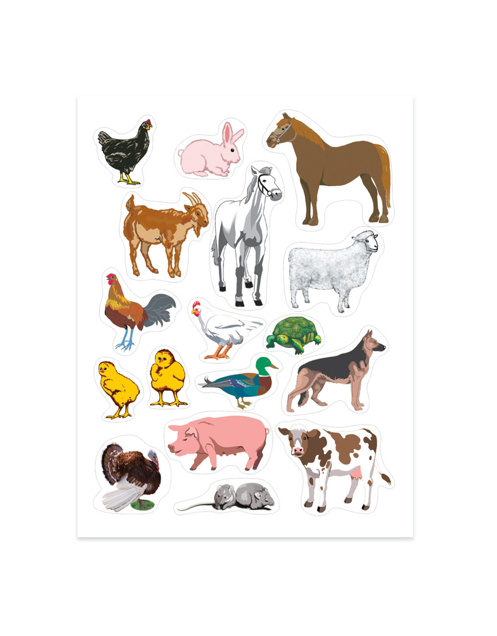 STICKER FORMS - FARM ANIMALS