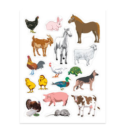 STICKER FORMS - FARM ANIMALS