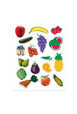 STICKER FORMS - FRUITS & VEG  25 SHEETS