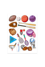 STICKER FORMS - SPORTS - 3 SHEETS