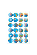 STICKERS  - GLOBE - 3 SHEETS
