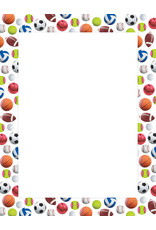 POSTER SPORTS BALL BORDER 17"x22"