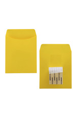 LIBRARY POCKETS YELLOW