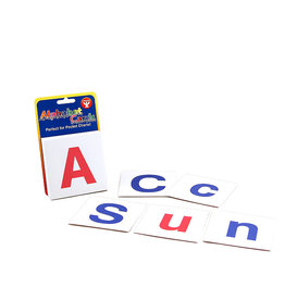ALPHABET CARDS 3"X3" UPPER AND LOWER CASE LETTERS - 60 PACK