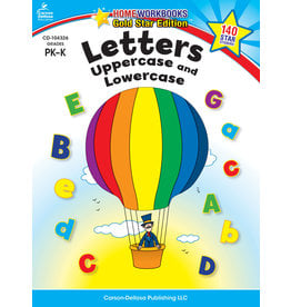 Carson-Dellosa HOMEWORK BOOK: LETTERS, UPPER & LOWER