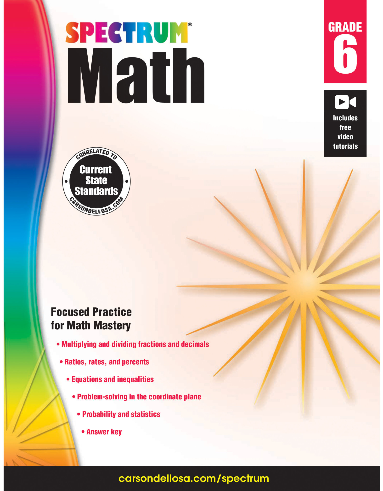 FRANK SCHAFFER SPECTRUM MATH -  GRADE 6