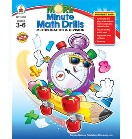 Carson-Dellosa MORE MINUTE MATH DRILLS - GRADE 3-6