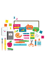 MINI BULLETIN BOARD SET SCHOOL TOOLS