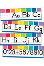 Carson-Dellosa MINI BULLETIN BOARD SET ABC LINE RAINBOW COLORS