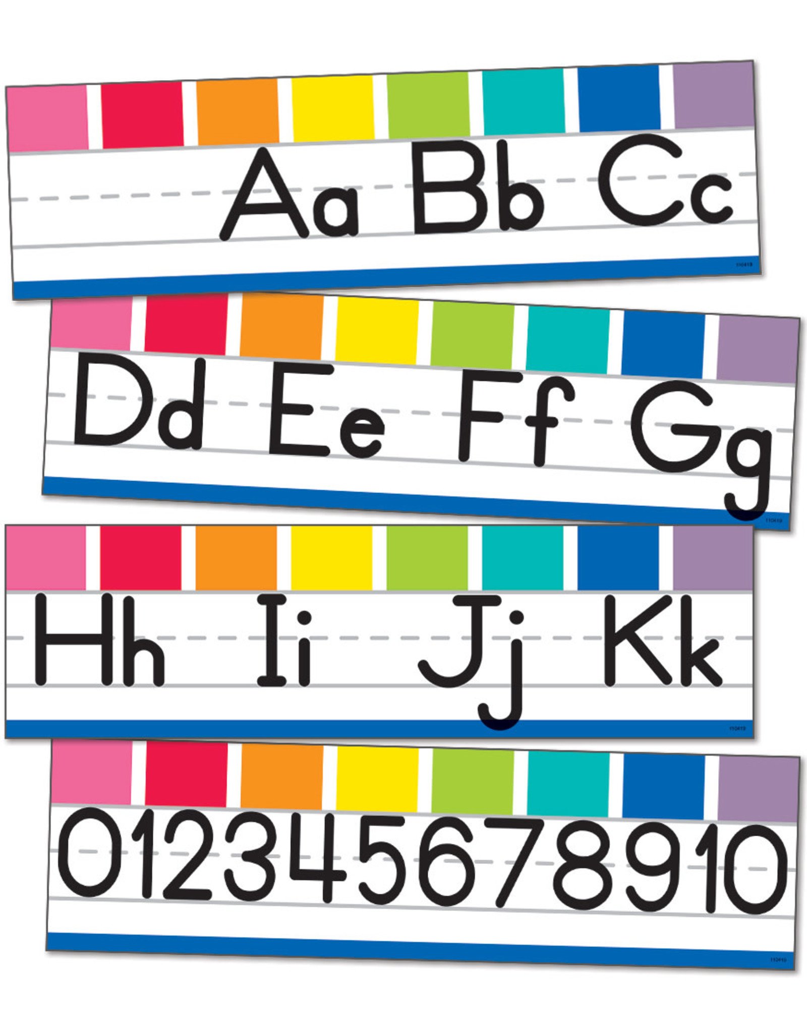 Carson-Dellosa MINI BULLETIN BOARD SET ABC LINE RAINBOW COLORS