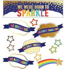 MINI BULLETIN BOARD SET BORN TO SPARKLE