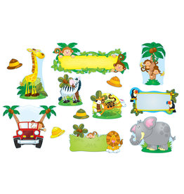 BULLETIN BOARD SET JUNGLE SAFARI