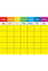 Carson-Dellosa CHARTLET: COLORFUL CALENDAR 17"X22"