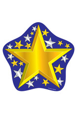 Carson-Dellosa CUT-OUTS: GOLD/SILVER STARS 6"X6" 36 PACK
