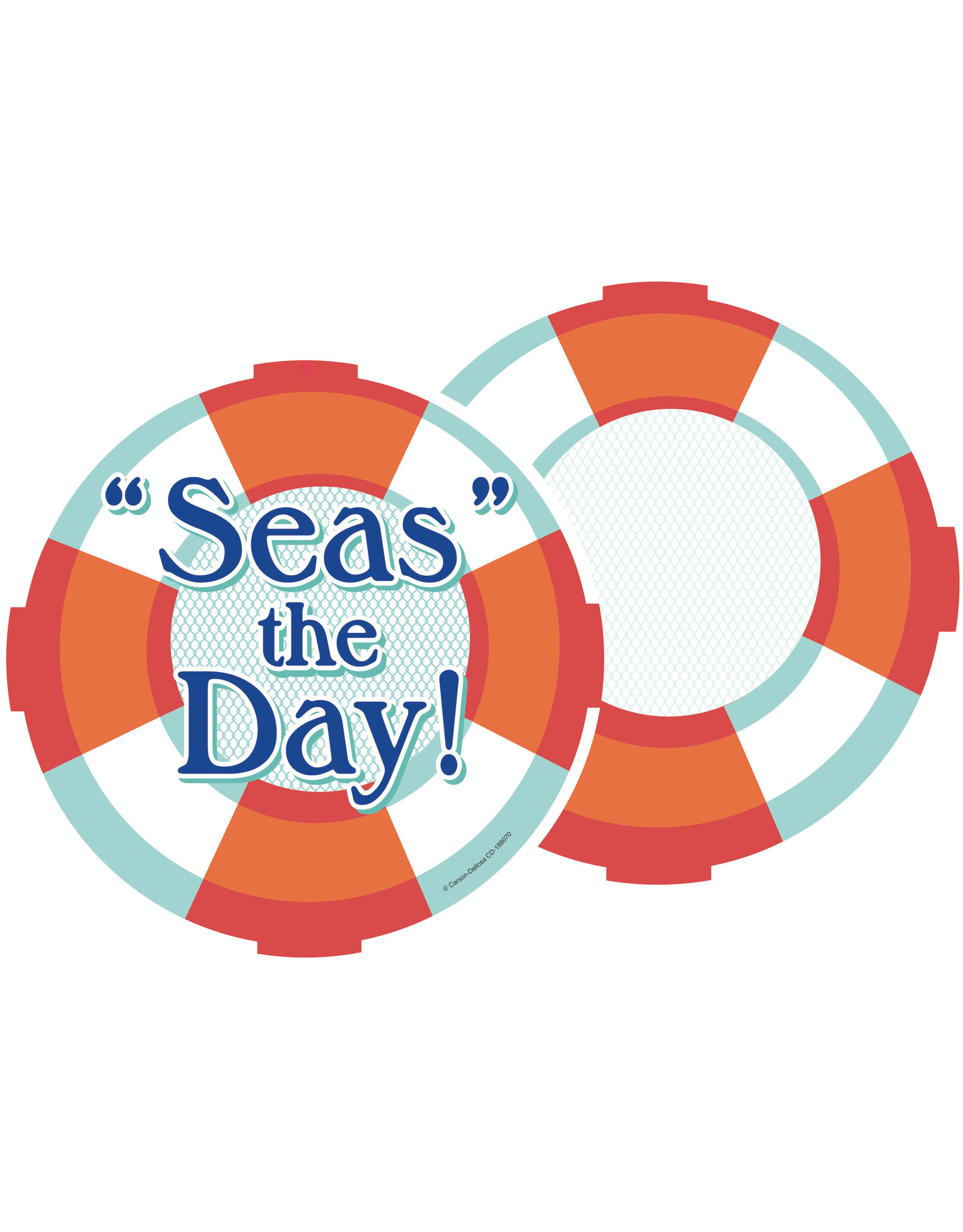 2 SIDED DECO: SEAS THE DAY