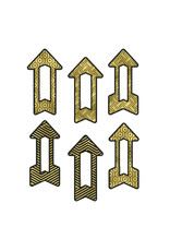 CUT OUT: BLACK & GOLD ARROWS