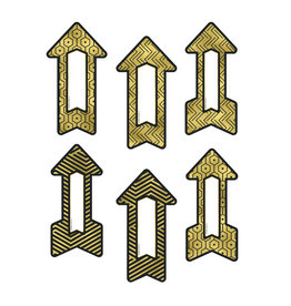 CUT OUT: BLACK & GOLD ARROWS