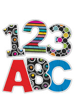 EZ LETTER: COLORFUL CHALKBOARD 4" - 76 PACK