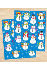 Carson-Dellosa SHAPE STICKERS:  SNOWMEN - 84 PACK