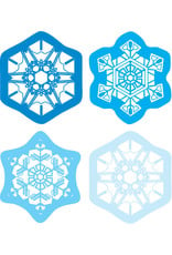 Carson-Dellosa STICKERS: SHAPE, SNOWFLAKE - 120 PACK