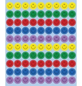 Carson-Dellosa CHART SEALS  - SMILES  MULTICLOLOR 810 SEALS