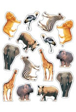 Carson-Dellosa STICKERS: WILD ANIMALS SHAPE STICKERS