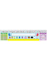 DESK PLATE: QUICK STICK MANUSCRIPT 17.5"X4" - 30 PACK