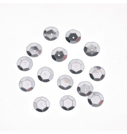 SEQUINS - 5MM - SILVER 800 PC