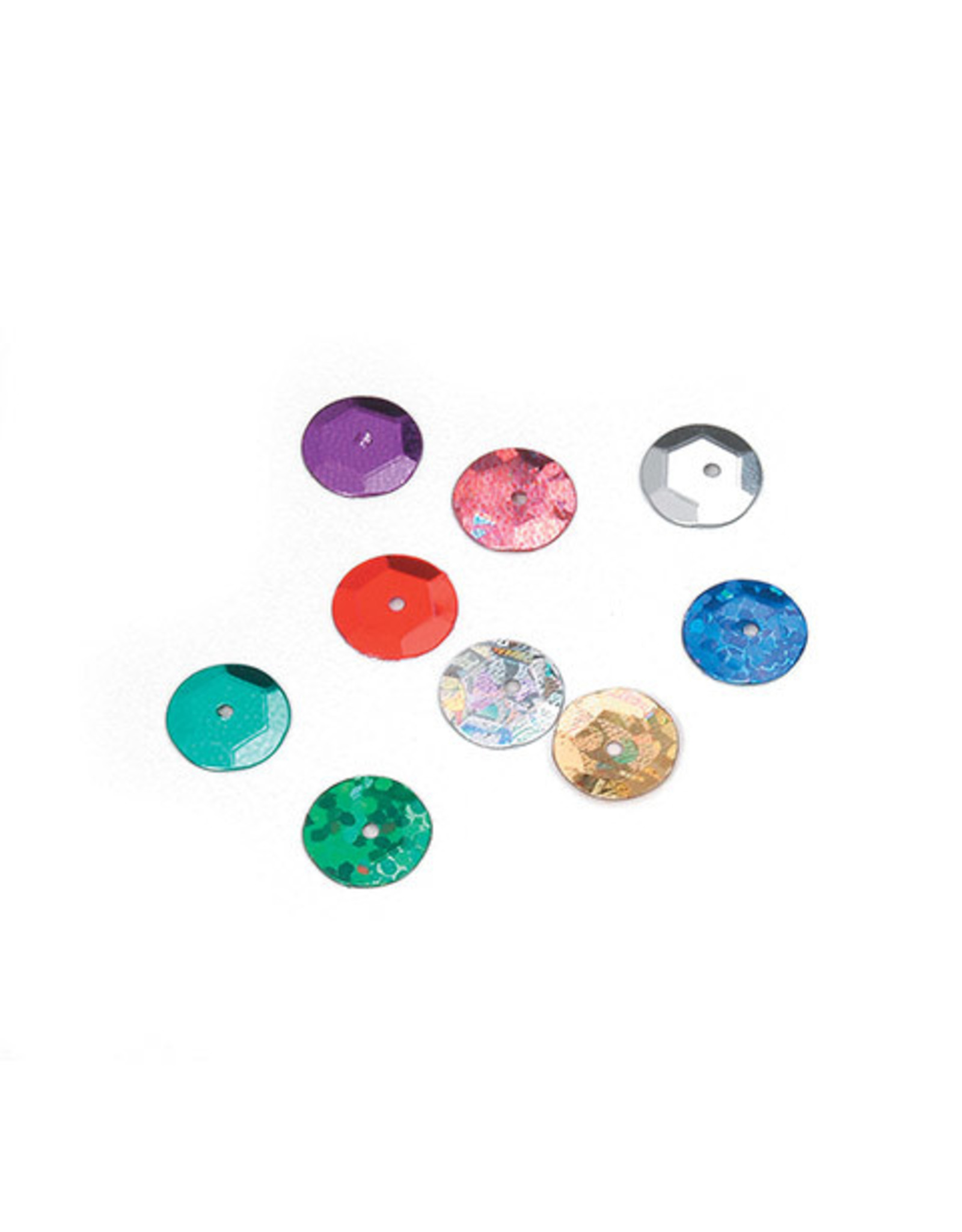 SEQUINS - 8MM - MULTI 200PC